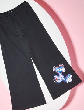 Pantaloni della tuta a gamba larga Hello Kitty and Friends - grigio scuro