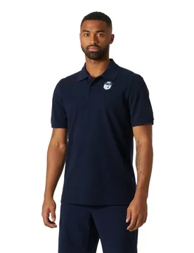 Polo A Maniche Corte Marstrand Navy S - Helly Hansen - FashionsVida