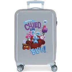 Maleta de cabina infantil Blue´s Clues & you - Totally clued in rígida con capacidad de 34L