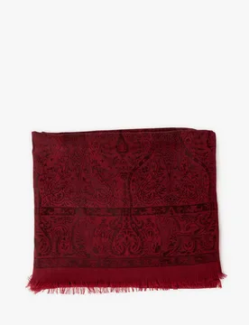 Echarpe frangées en laine et soie - Petrusse - FashionsVida