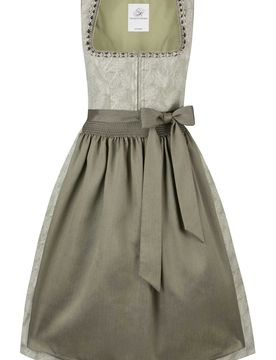 Dirndl Sophie (salbei, Gr. 44) von Heimatgwand für Damen, 100% Baumwolle
