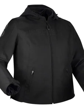 Giubbotto Moto Donna LADY WARWICK Queen Size Nero taglia 40 - Bering - FashionsVida