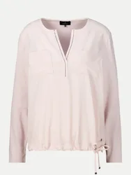 Blusenshit mit Strass-Details Rosa 42