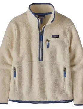 Retro Pile Marsupial Damen Pullover, weiß L