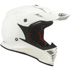 Casco Moto Cross SKYHAWK PLAIN Bianco taglia 2XL