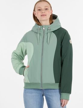 Winterjacke - Oggie Block Warm - S bis M - für Damen - Größe S - grün - Frauen - female