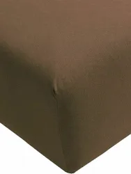 Sábana bajera de jersey BELLA DONNA 180/200 cm - 200/220 cm Trufa marrón