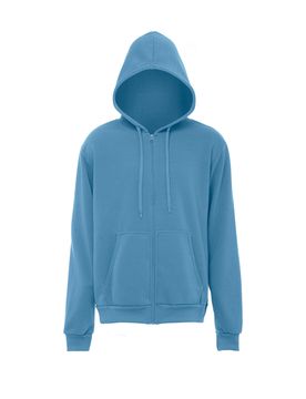 MO Sudadera con cremallera azul