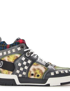 Mens Court Trainers In Multicoloured - Multicolour - Size Uk 6 - Moschino - FashionsVida