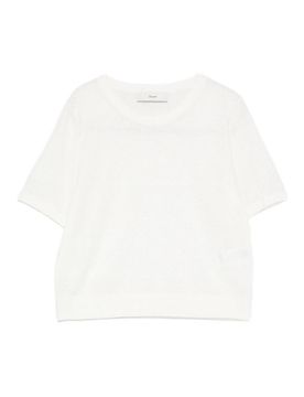 Dunst T-shirt in cotone e lino