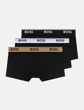 Black Boxershorts 3er-Pack Schwarz M