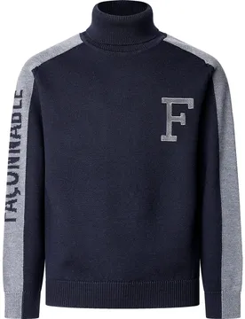 FaÇonnable Maglione Fm7006 Naval Blue 2XL