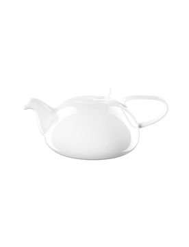 Tetera con filtro de acero inoxidable 1l Blanco blanco