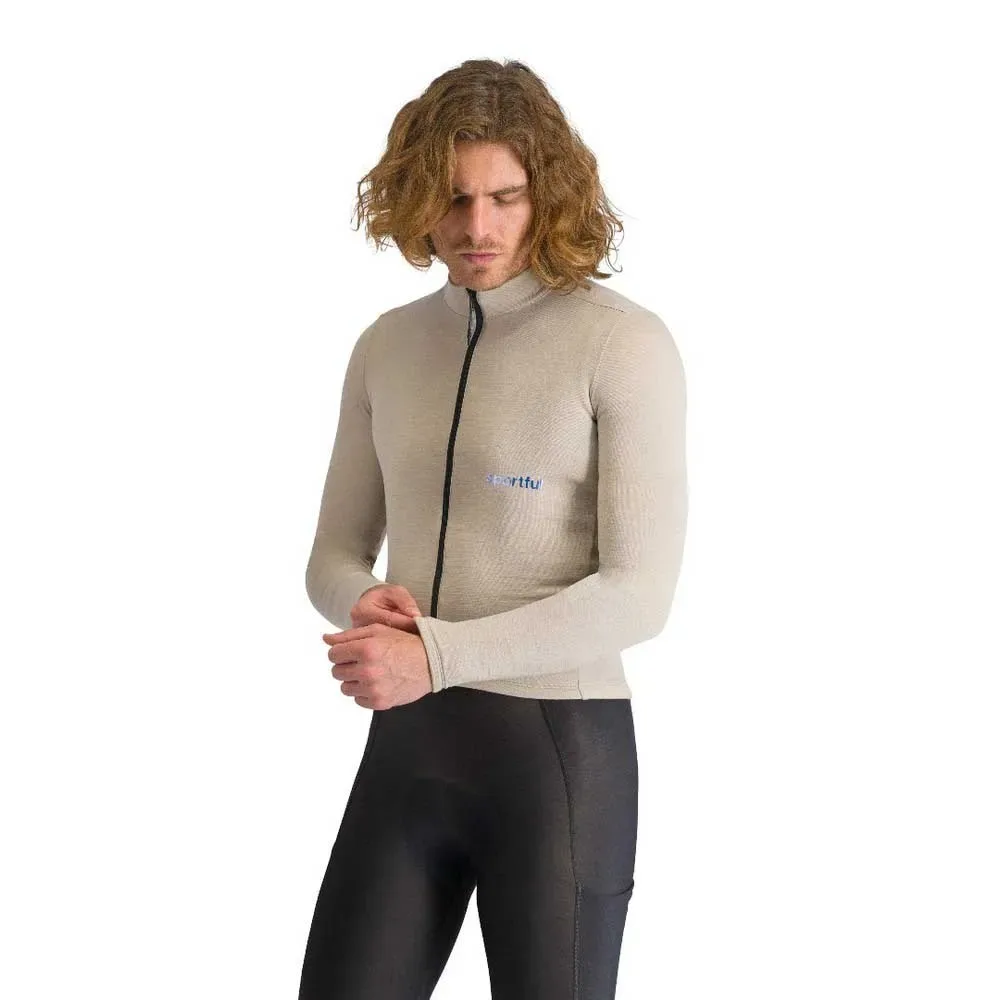 Maglia A Maniche Lunghe Supergiara Wool Sand - Sportful - FashionsVida