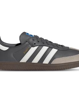 Samba Men's Sneakers - Grey - Size 8 - Leather - Grey - Size: 8 - Adidas - FashionsVida