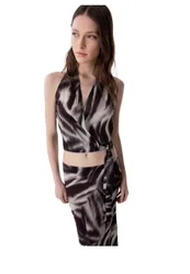 TOP Donna STAMPA ZEBRATO