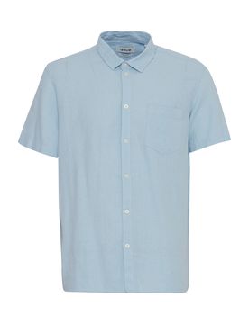 Solid Camisa 'Allan' azul claro