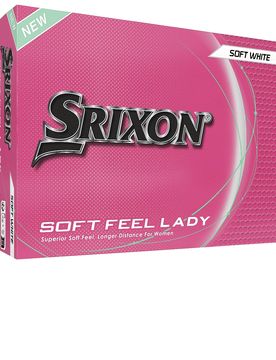 Golfbälle Soft Feel Lady - 12er Pack, weiss