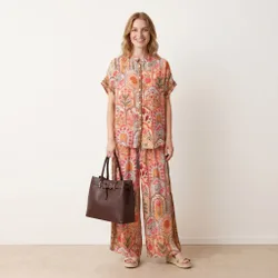 Shirt Trouser Co-Ord Set - S/M / MULTI - female