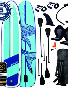XXL SUP Board aufblasbar FAMILY SHARK 370