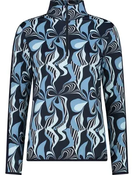 Sweat Damen Rollkragenpullover, blau 42