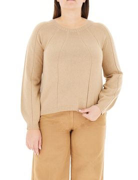 Maglione lavorato BEIGE L