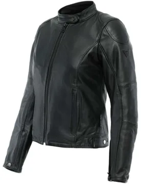 Giacca Moto Donna in Pelle Custom ELECTRA LADY Nero taglia 38 - Dainese - FashionsVida