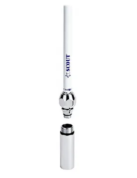 Vhf Fiberglass Antenna White 150 cm unisex - Scout Telecomunicazioni - FashionsVida