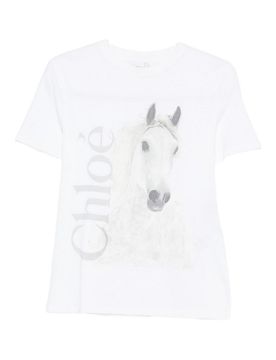 Chloe' T-shirt in cotone stampato