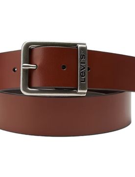 Cintura in pelle marrone cuoio 38019-0268