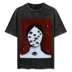 Parasites-2 T-Shirt Basic Solid Color Short Sleeve Cotton Top