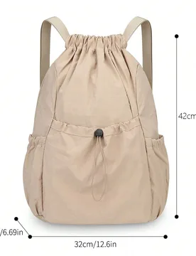 Mochila plegable ligera, adecuada para actividades al aire libre y viajes, de gran capacidad, estilo coreano, unisex, apropiada para eventos festivos - Shein - FashionsVida