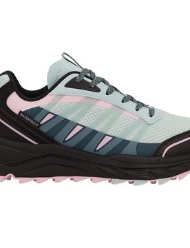 Helnait waterproof zapatilla trekking mujer Verde (39)