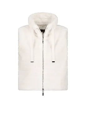 Gilet en fausse fourrure beige 44 - monari - FashionsVida