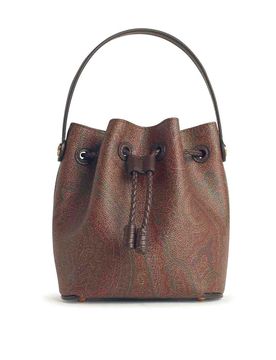 Borsa A Secchiello Piccola In Tessuto