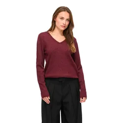 Pull à Col En V Ril Port Royale / Dark Melange XS