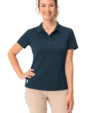 Essential camisa montaña manga corta mujer Azul (42) - VAUDE - FashionsVida