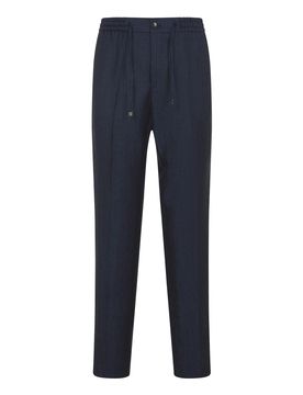 Etro Pantaloni In Lana E Lino