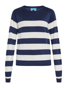 SANIKA Jersey marino / blanco