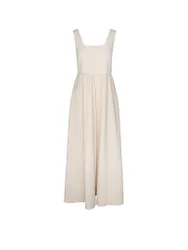 Comma Vestido midi beige 38