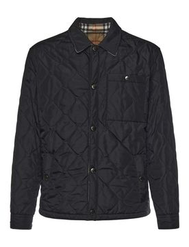 Camicia in nylon trapuntato reversibile