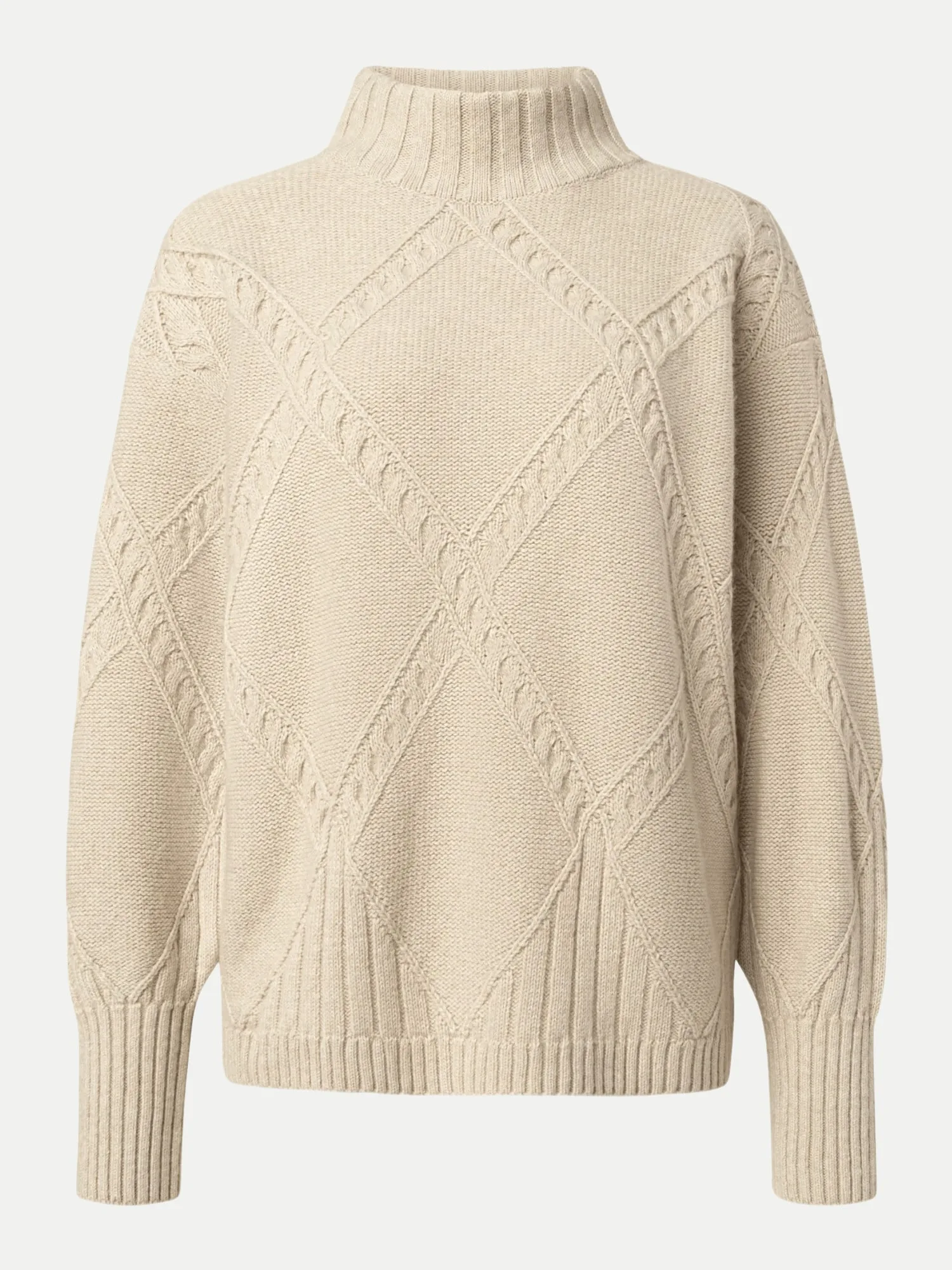 Strickpullover Konfia mit Woll-Kaschmir-Anteil Beige 38 - Joop! - FashionsVida