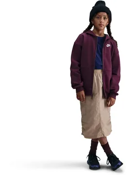 Sportswear Oversized Full-Zip Kinder Midlayer, rot US: L - Nike - FashionsVida