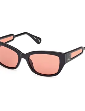 Lunettes De Soleil Mo0086 Shiny Black / Brown One Size