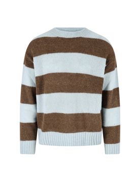 Alpaca Wool Blend Crewneck Sweater