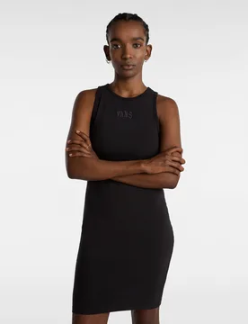 Womens Varsity Tank Dress - Black - Size 2xl - Vans - FashionsVida