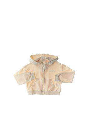 Felpa con zip CREMA 12