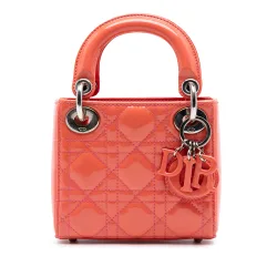 Micro Patent Cannage Lady Dior