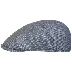 Small Circles Flat Cap by - denim - Size: 55 cm