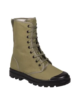 Französische Canvas Commandostiefel 9-Loch - 42 Herren 42 adult - MIL-TEC - FashionsVida
